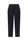 STRETCH LINEN PANT - navy wht